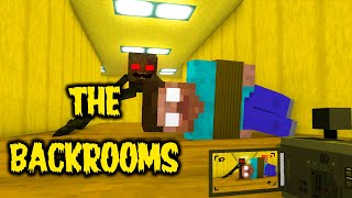 MONSTER SCHOOL : THE BACKROOMS CHALLENGE - Minecraft Animation