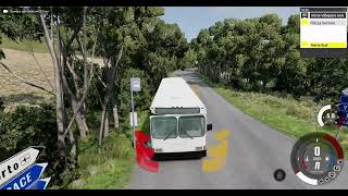 BeamNG drive  стал водителям автобуса на целый ролик