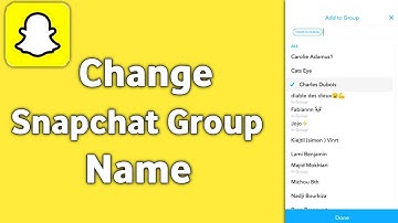 How To Change Snapchat Group Name.