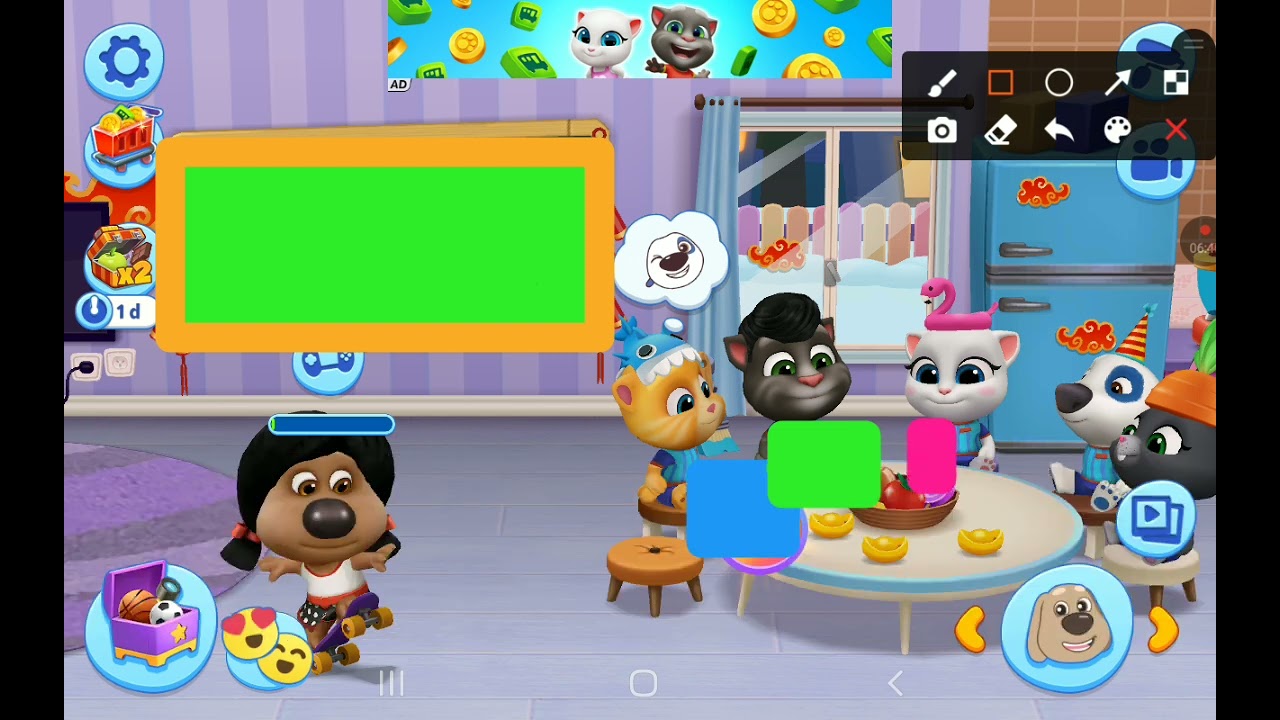 Primeiro dia de aula do Ginger🌫️💮|Talking Tom e amigos episódio 40 temporada 1