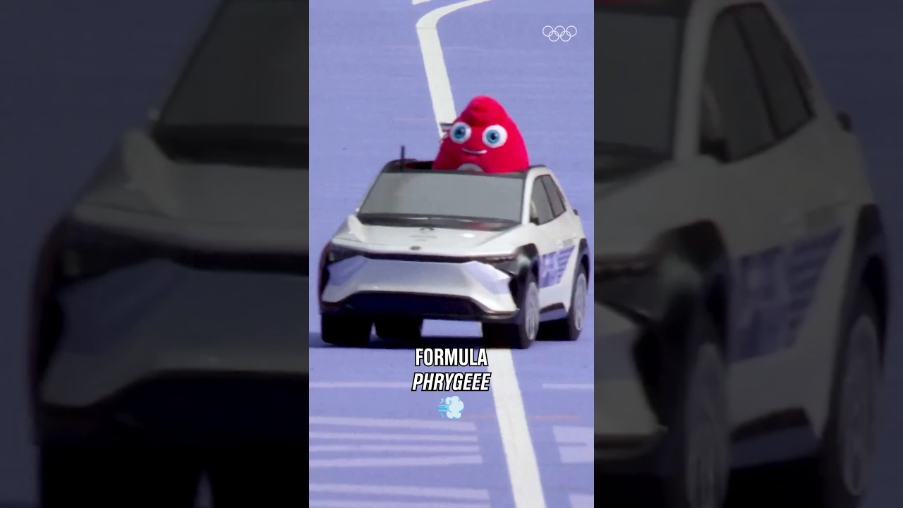 Just a Phryge-mobile stealing the show at Paris 2024. 🏎️ #Olympics #Paris2024