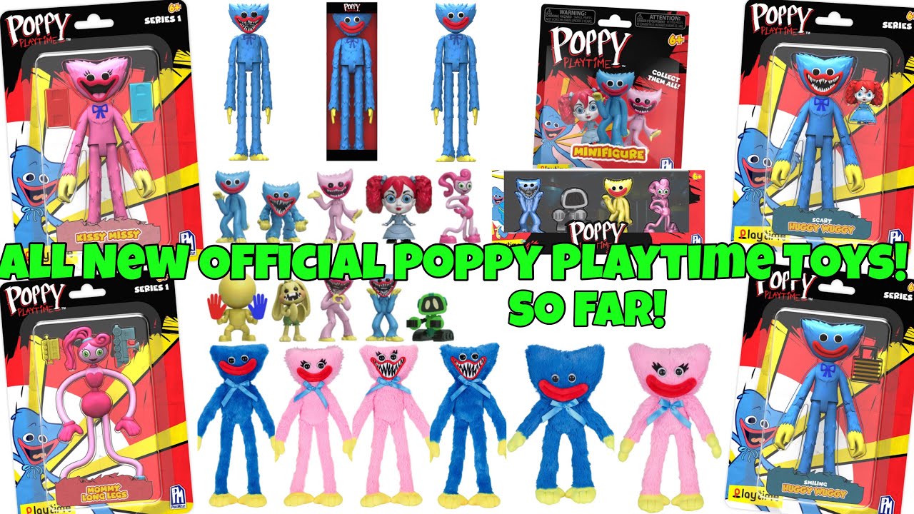 Poppy Playtime Figures Huggy Wuggy Mommy Long legs Kissy Missy Complete  Series 1