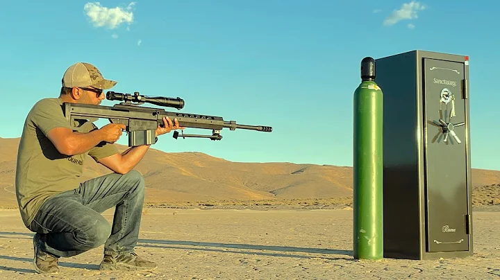 Shooting an oxygen tank in a locked safe