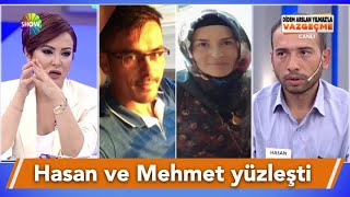 Hasan, eşiyle kaçan Mehmet'le canlı yayında yüzleşti!
