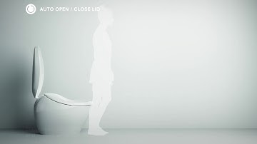 Bàn cầu điện tử Neorest NX - Chức năng tự động đóng/mở nắp