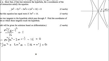 FMSP Revision: AQA FP1 January 2010 qn 9 Conics