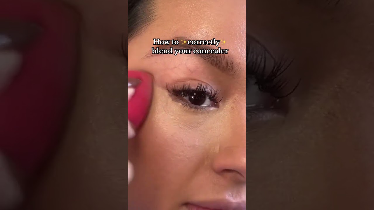 How to get a flawlessly blended undereye ✨🩷 