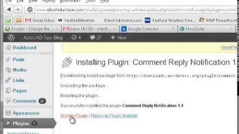 How to install Comment Reply Notification WordPress plug-in