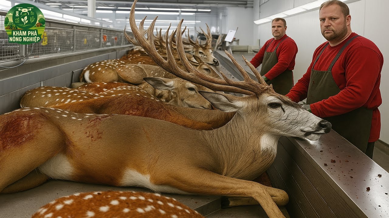 Sốc Với Trang Trại Hươu Khổng Lồ – Nuôi Hàng Triệu Con Lấy Thịt Và Nhung Khiến Ai Cũng Kinh Ngạc!