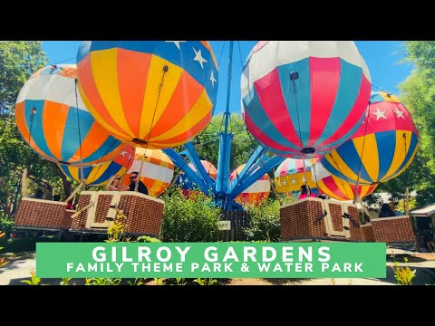 Gilroy Gardens Family Theme Park Tour 4th July | Water Oasis | Amusement park Gilroy, CA