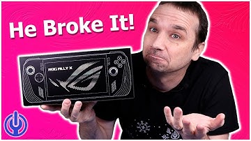 Hij probeerde zijn ROG Ally X te repareren, maar nu is hij kapot! Laten we hem repareren!