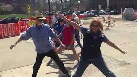 Senior Citizen Flash Mob Complete Performance