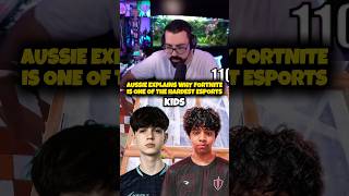 AussieAntics Explains Why Fortnite Is The Hardest Esport 🤯 #aussieantics #fortnite #fncs #shorts