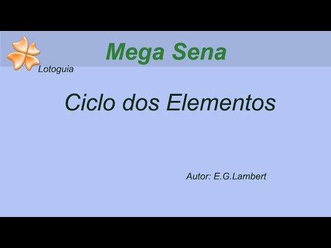 Mega Sena - Ciclo dos Elementos