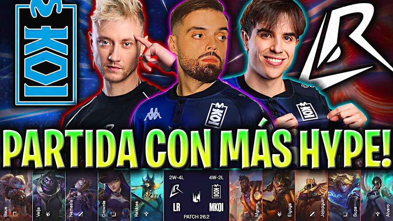 IBAI CASTEA LA PARTIDA MÁS ESPERADA DE LA LEC!😱 | MKOI vs LOS RATONES LEC VERSUS 2026 IBAI COSTREAM