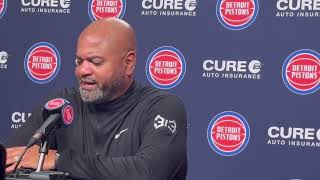 J.B. Bickerstaff praises Pistons veteran for turning around season-opener