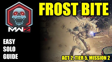COD MW3 Zombies, Frost Bite Solo mission guide (Act 2, Tier 5, Mission 2)