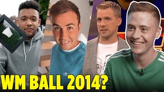 Götze, Pocher und Leeroy bekommen den WM BALL 2014