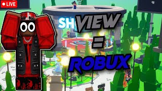 PLS DONATE ROBUX GIVEAWAY🔴LIVE 🔴*Hazem give me 1 million robux lol*