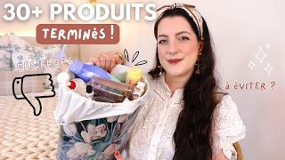 30 produits terminés : des déceptions à éviter & des FAVORIS ⭐️ Ma poubelle DÉBORDE ! 🙊