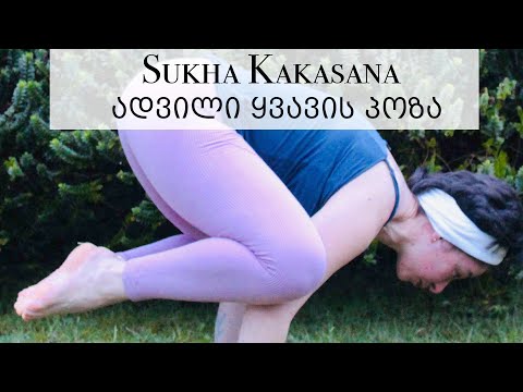 იოგა flow დამწყებთათვის - Sukha Kakasana