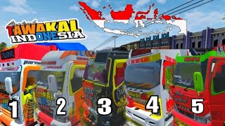 TOP  SEMUA TRUK NEW TAWAKAL || mod bussid terbaru new tawakal indonesia