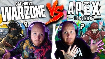 WARZONE VS APEX! WHAT AM I GOING TO PLAY?