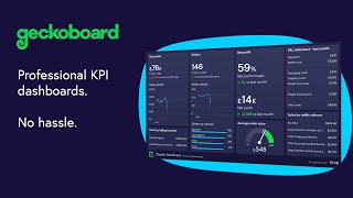 Geckoboard– Professional KPI dashboards. No hassle.