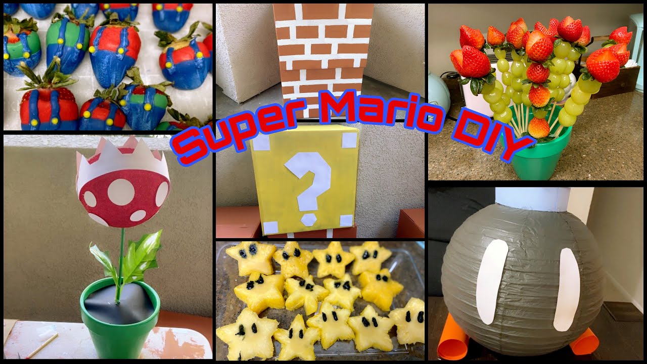super Mario Bross number 5 pinata super mario birthday party mario and  luigi party mario kart pinata