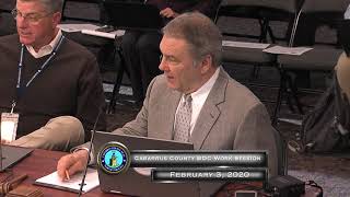 February 3, 2020 Cabarrus County Commissioners Work Session
