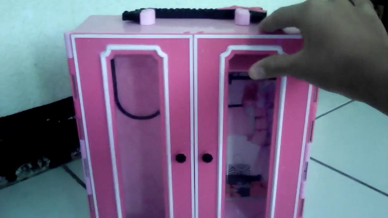 Mueble Porta Barbie De Vestidos Con Y Carteras KTJ5l1uc3F