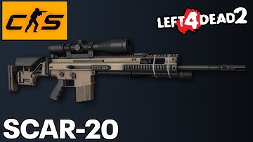SCAR-20 (CS2) in - Left 4 Dead 2 - Mod Highlight