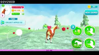 Horse Simulator 3D: Animal Family Wild Herd Game- Android Gameplay HD screenshot 2