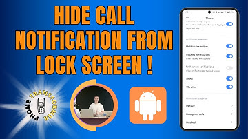 How to Hide Call Notification From Lock Screen on Android