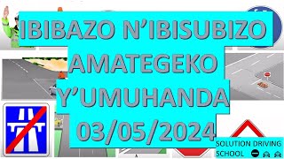 🚨🚨🚨♨️♨️Le 03/05/2024 :IBIBAZO N'IBISUBIZO(AMATEGEKO Y'UMUMUHANDA 🚋TSINDIRA PROVISOIRE BYOROSHYE🚨🚨🚨