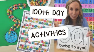 100th Day Activities for Preschool, Pre-K, or Kindergarten