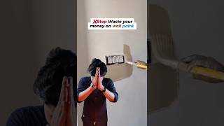 Stop❌ Paint Your Wall With Simple White Color🖐️⚠️ Instead✅ Try This 😍🔥 #interiordesign #paint #100k