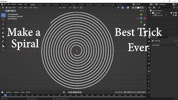 Modeling a Circular Spiral in Blender