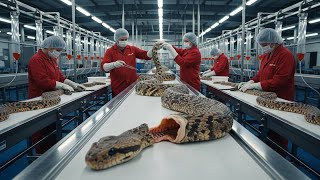 Inside the Snake Venom Factory – How Deadly Poison Is Turned into Life-Saving Medicine(Full Process)