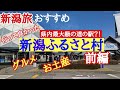 おすすめ【新潟観光】無料で楽しめる観光スポット『新潟ふるさと村』何でも揃う?お土産買って食べて見て遊べるグルメ観光旅行vlogお買い物楽しむ前編