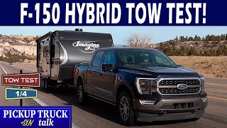 Towing with 2021 Ford F-150 King Ranch PowerBoost Hybrid (Tow Test 1/4)