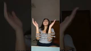 Every Filipino Catholic student when this song plays after Mass