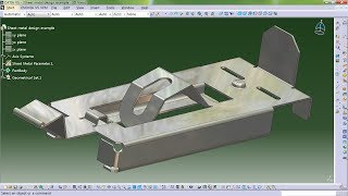 Catia V5 - Sheet Metal Design Sample 01