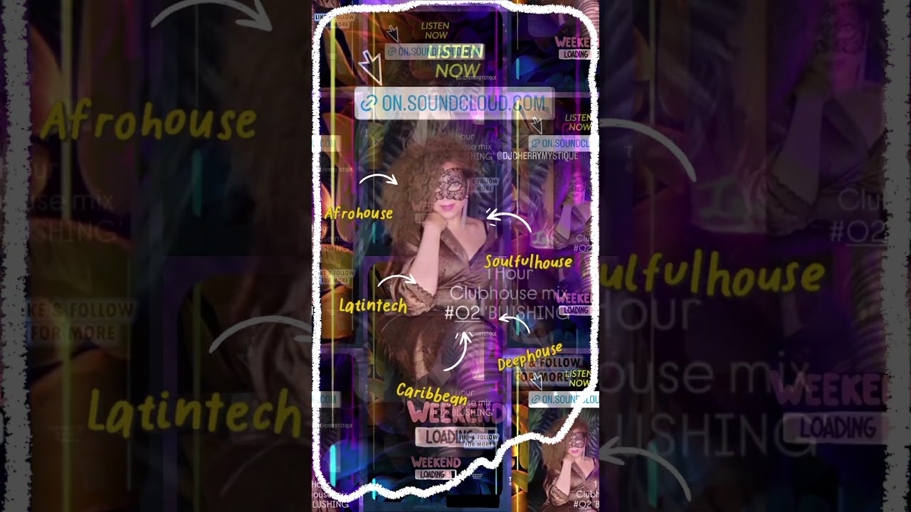 DJ Cherry Mystique blends Latin/Afro/Soulful house with elegance & energy 