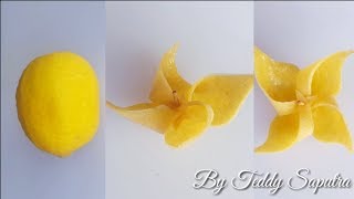 HOW TO MAKE LEMON GARNISH