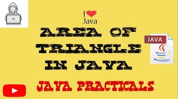 Area of Triangle in java