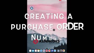 Creating a purchase order number