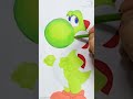 Drawing Yoshi  from Super Mario Game 12 sec