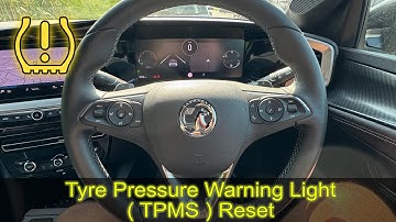 2021 VAUXHALL MOKKA - How to Reset the Tyre Pressure Warning Light