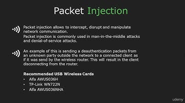 1  Packet injection and monitor mode